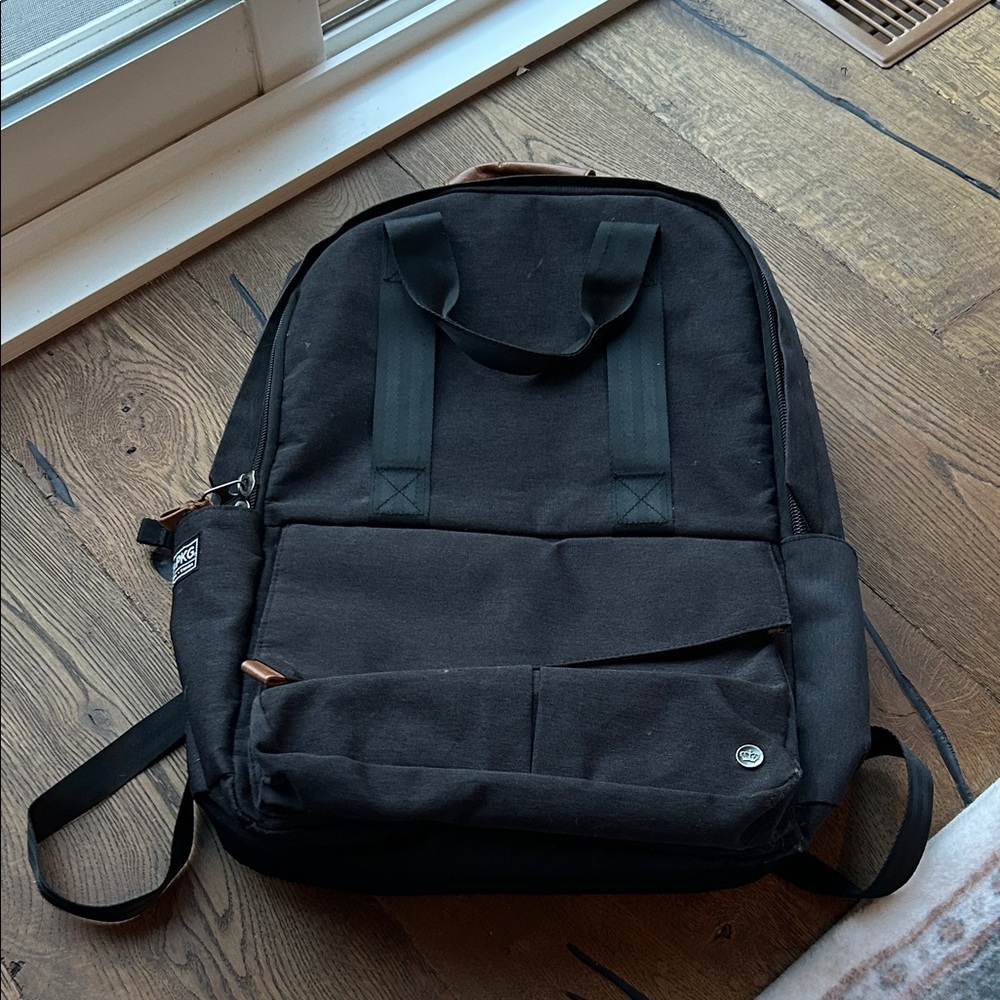 Black Canvas Backpack